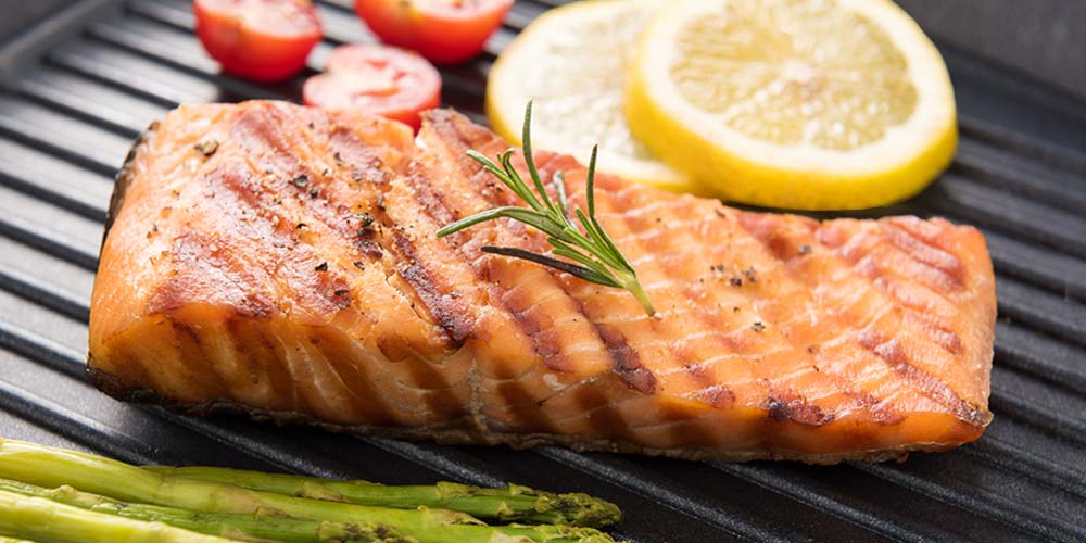 Fish on coals is always a holiday of taste